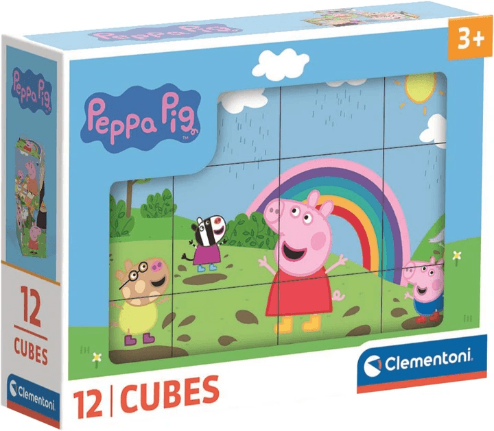 Кубики Clementoni Peppa Pig 12шт 41195 Кубики Clementoni Peppa Pig 12шт 41195