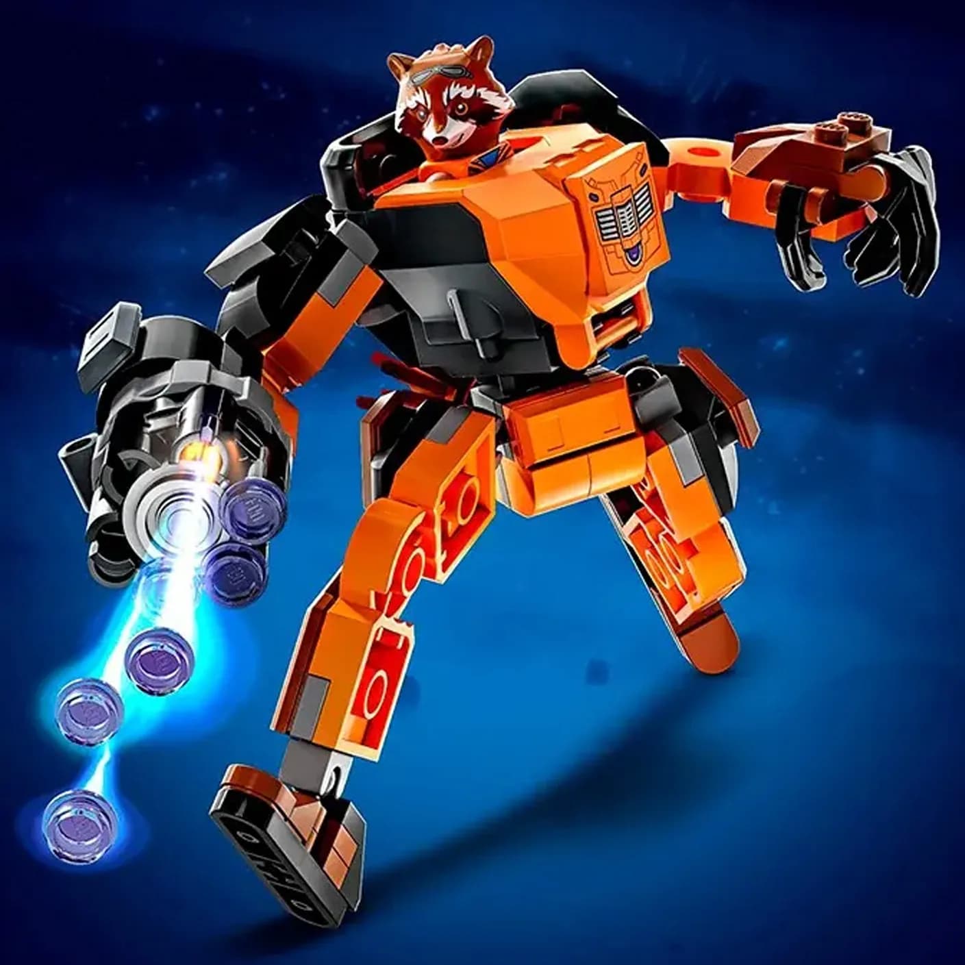 Конструктор Lego Super Heroes Робоброня Єнота Ракети 98дет 76243 фото 3 Конструктор Lego Super Heroes Робоброня Єнота Ракети 98дет 76243 фото 3