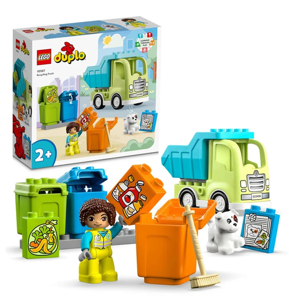 Конструктор Lego Duplo Town Сміттєпереробна вантажівка 15дет 10987 фото 2 Конструктор Lego Duplo Town Сміттєпереробна вантажівка 15дет 10987 фото 2
