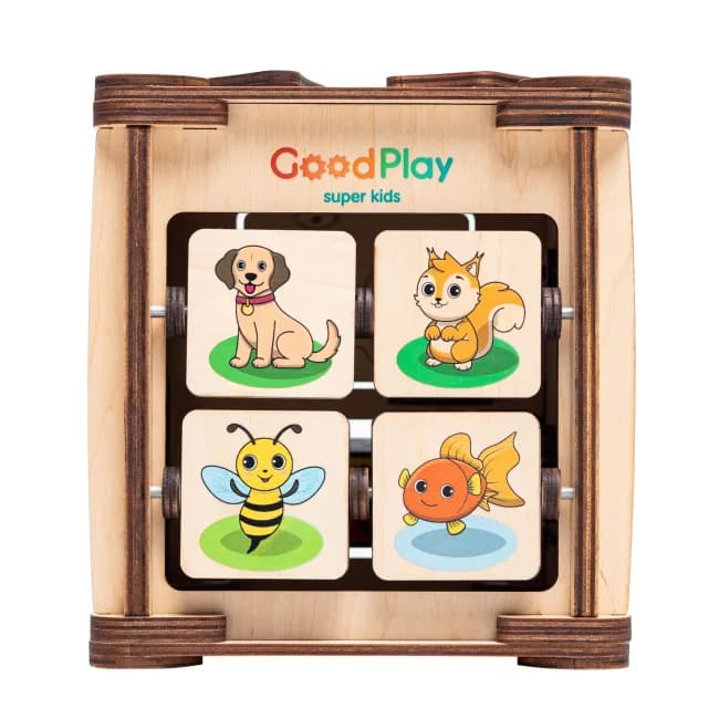 Игрушка развивающая Good Play Бизикубик Первые шаги К102 фото 6 Игрушка развивающая Good Play Бизикубик Первые шаги К102 фото 6