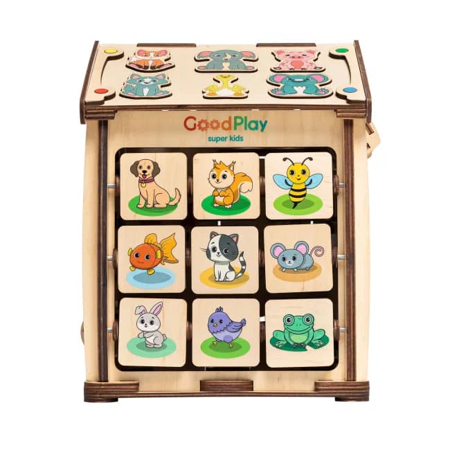 Игрушка развивающая Good Play Бизидомик Умник B101 фото 5 Игрушка развивающая Good Play Бизидомик Умник B101 фото 5