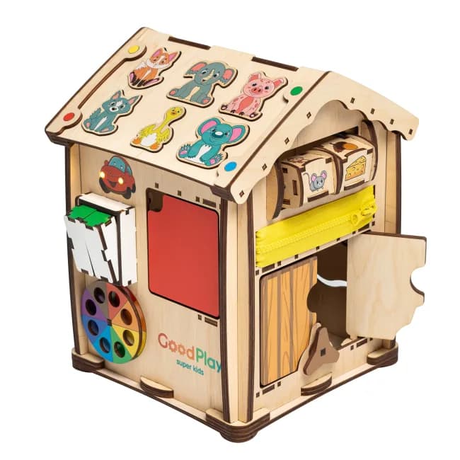 Игрушка развивающая Good Play Бизидомик Всезнайка с LED подсветкой B102E фото 2
