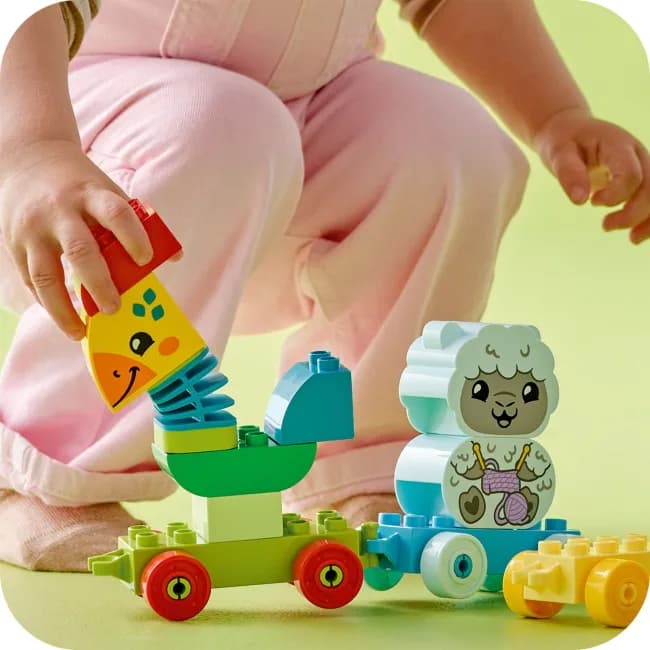 Конструктор Lego Duplo Поезд животных 19дет 10412 фото 4 Конструктор Lego Duplo Поезд животных 19дет 10412 фото 4