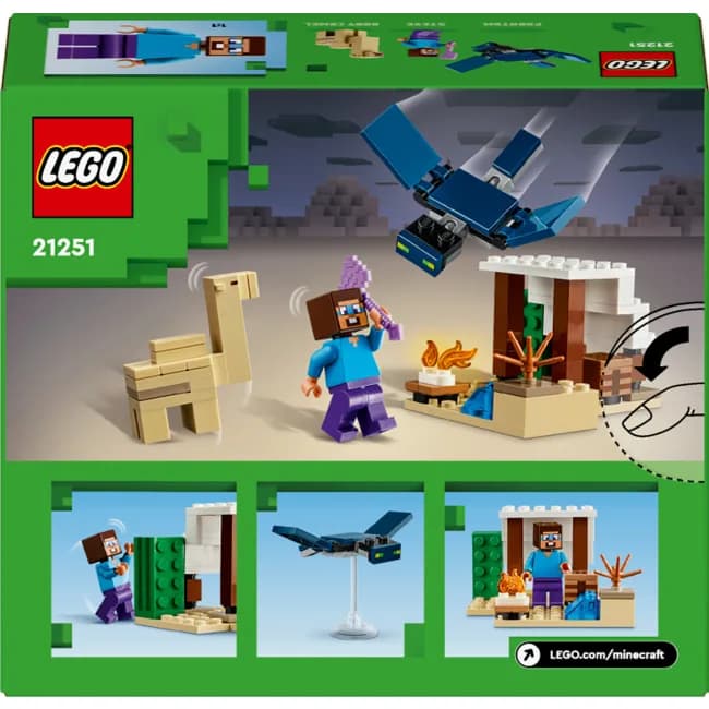 Конструктор Lego Minecraft Экспедиция Стива в пустыню 75дет 21251 фото 6 Конструктор Lego Minecraft Экспедиция Стива в пустыню 75дет 21251 фото 6