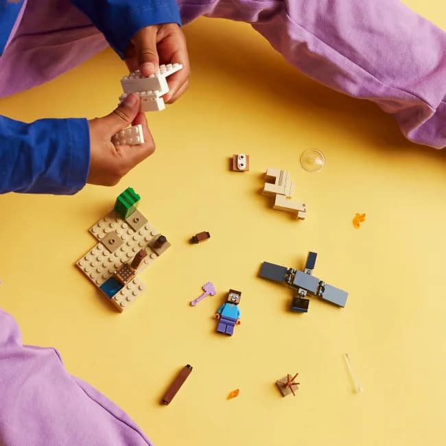 Конструктор Lego Minecraft Экспедиция Стива в пустыню 75дет 21251 фото 4 Конструктор Lego Minecraft Экспедиция Стива в пустыню 75дет 21251 фото 4
