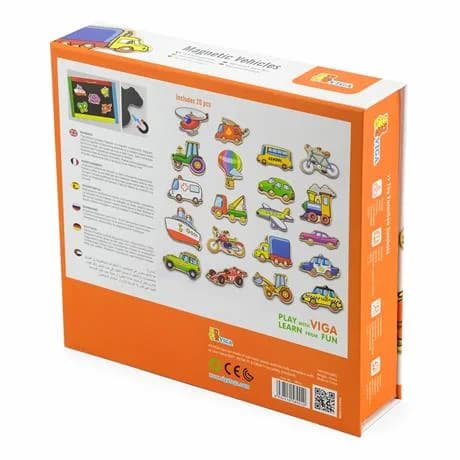 Магнити Viga Toys Транспорт 20шт 58924N фото 2 Магнити Viga Toys Транспорт 20шт 58924N фото 2