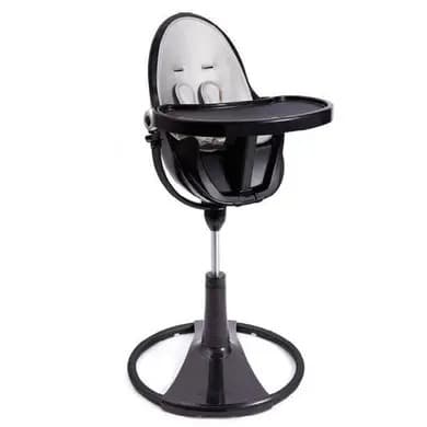 Стульчик для кормления Bloom Fresco Noir lunar silver E10535-BB\E10516-LSL Стульчик для кормления Bloom Fresco Noir lunar silver E10535-BB\E10516-LSL