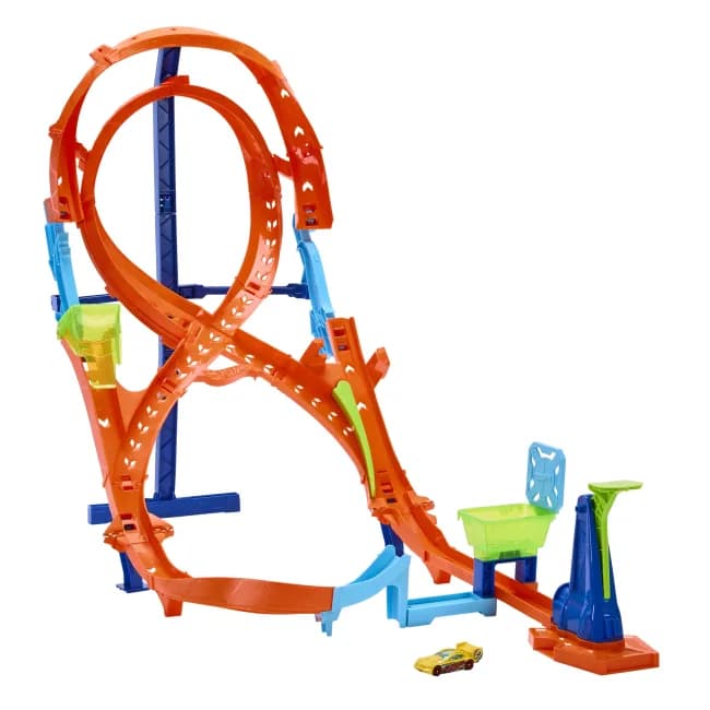 Трек Hot Wheels Вертикальна вісімка HMB15 фото 2 Трек Hot Wheels Вертикальна вісімка HMB15 фото 2