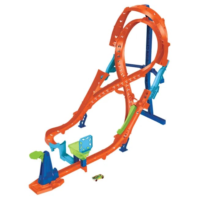 Трек Hot Wheels Вертикальна вісімка HMB15 фото 3 Трек Hot Wheels Вертикальна вісімка HMB15 фото 3