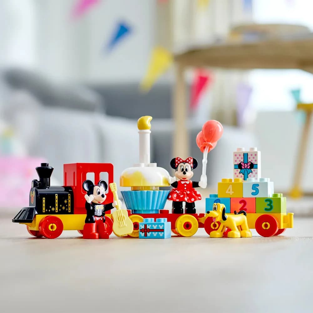 Конструктор Lego Duplo Праздничный поезд Микки и Минни 22дет 10941 фото 8