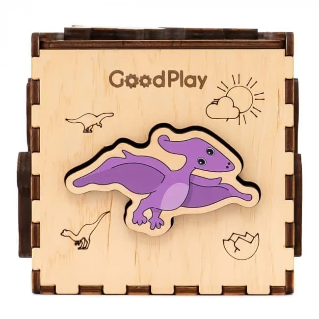 Сортер-куб Good Play ДиноСвіт CUB-4-010 фото 3 Сортер-куб Good Play ДиноСвіт CUB-4-010 фото 3