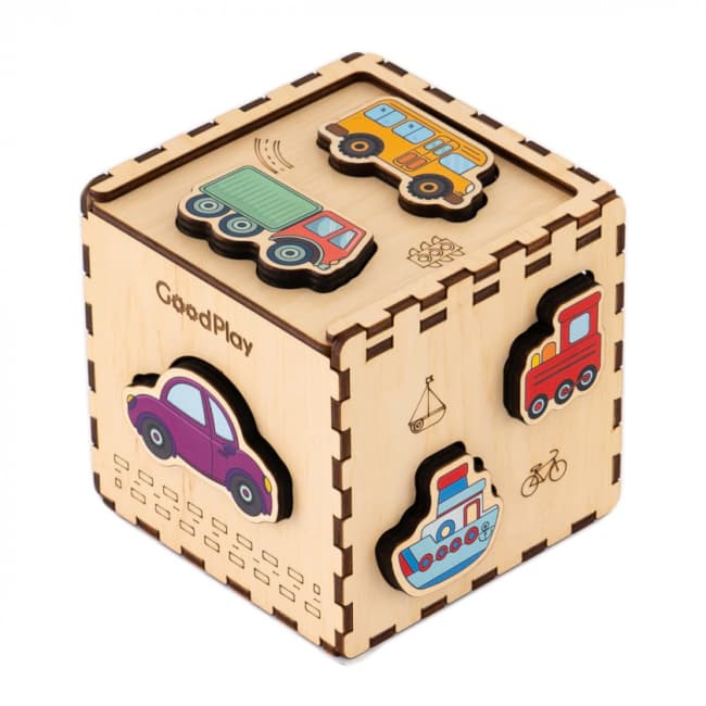 Сортер-куб Good Play Транспорт CUB-4-011