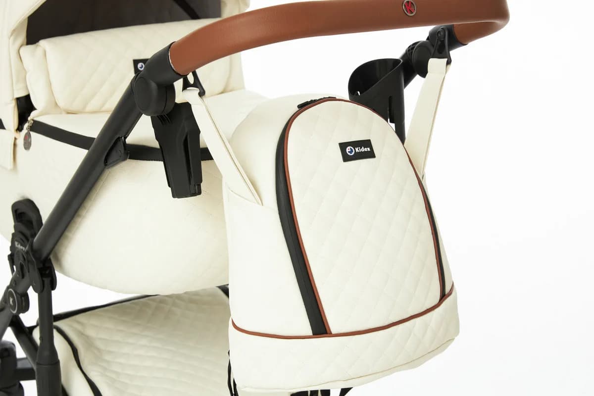 Коляска універсальна 2в1 Kidex K-Style Creme KDX0040 Handle Brown фото 2 Коляска універсальна 2в1 Kidex K-Style Creme KDX0040 Handle Brown фото 2
