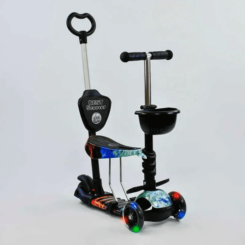 Самокат Best Scooter 3-х колесный с ручкой 5в1 21500 Самокат Best Scooter 3-х колесный с ручкой 5в1 21500