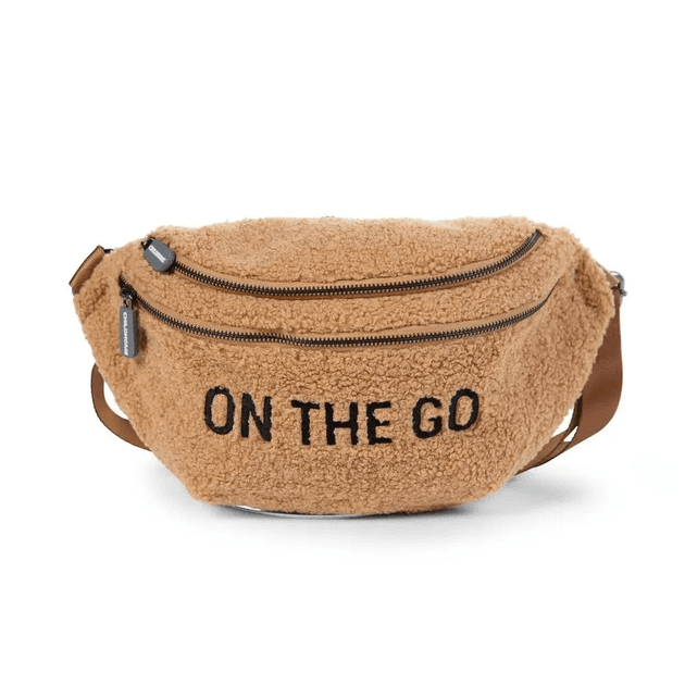 Сумка через плечо Childhome Banana bag teddy beige CWBANAT