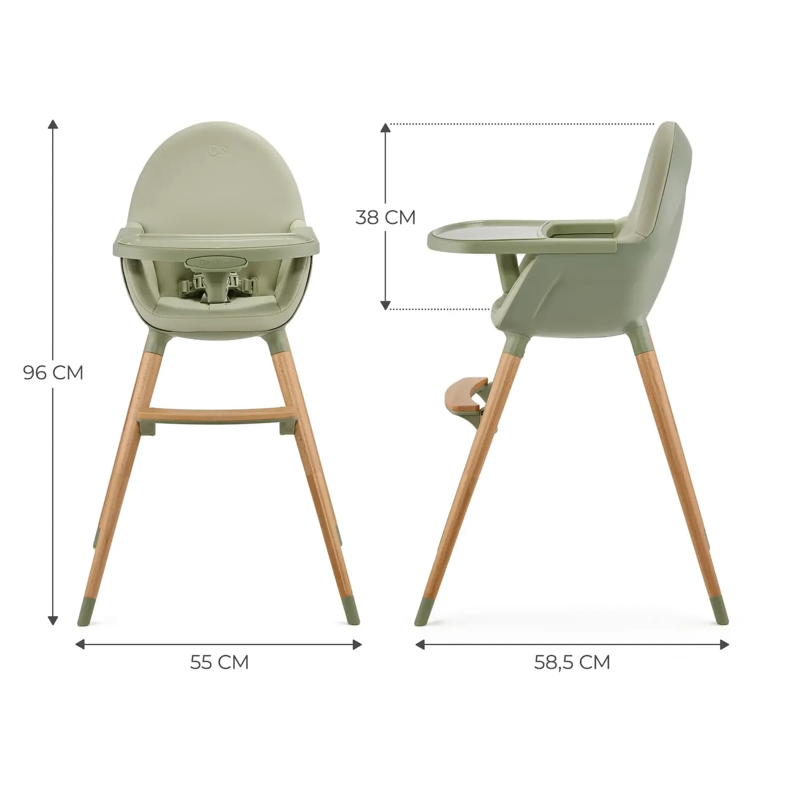 Стільчик для годування Kinderkraft Fini 2 KHFINI02BEG0000 Beige фото 4 Стільчик для годування Kinderkraft Fini 2 KHFINI02BEG0000 Beige фото 4