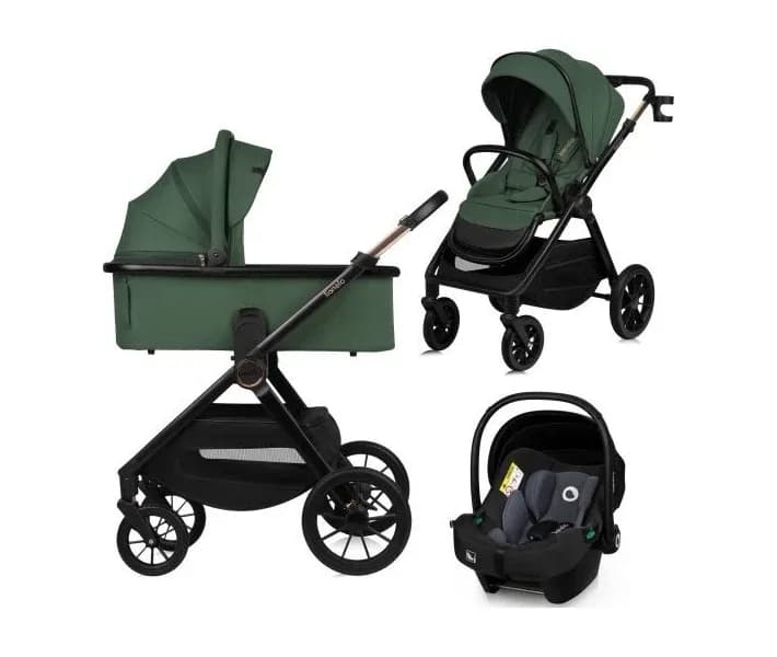 Коляска универсальная 3в1 Lionelo Layla Green Forest LO-LAYLA 3IN1 GREEN FOREST фото 3
