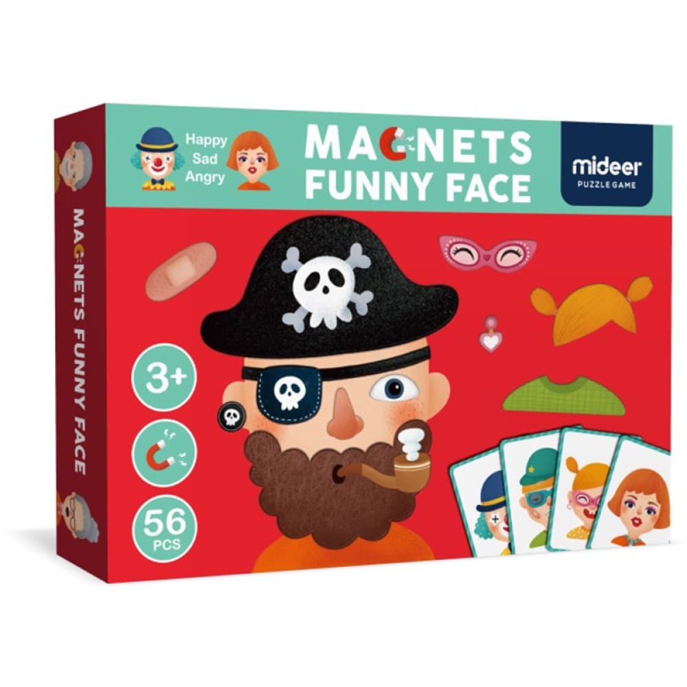 Книга магнитная Andreu Toys Смешные лица MD1038 Книга магнитная Andreu Toys Смешные лица MD1038