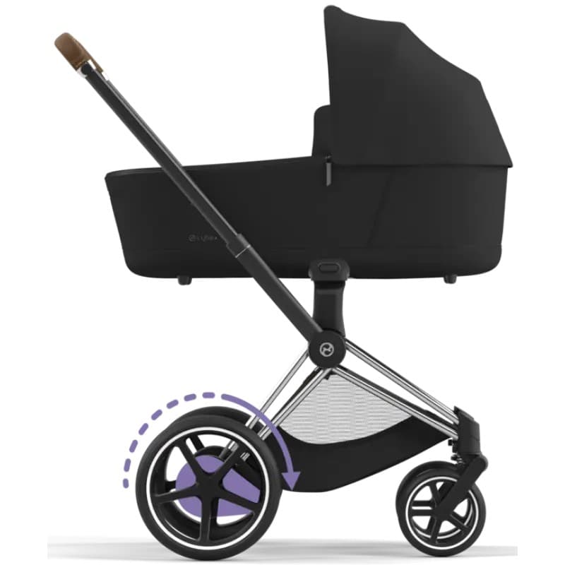 Коляска универсальная (люлька) Cybex e-Priam 4.0 Sepia Black/Chrome Brown 520020102SB/3-1 Коляска универсальная (люлька) Cybex e-Priam 4.0 Sepia Black/Chrome Brown 520020102SB/3-1