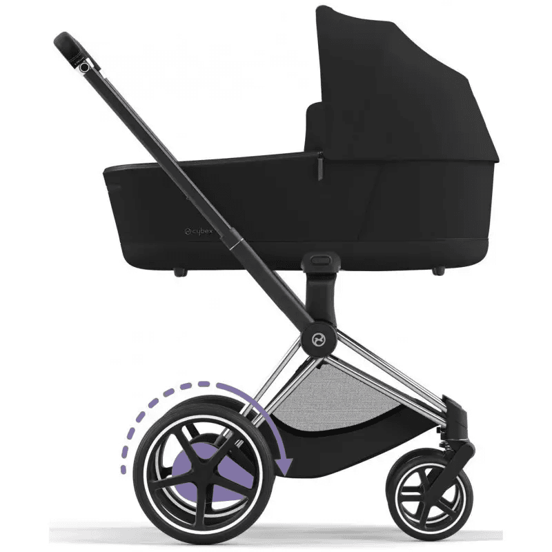 Коляска универсальная (люлька) Cybex e-Priam 4.0 Sepia Black/Chrome Black 520020102SB/2-1 Коляска универсальная (люлька) Cybex e-Priam 4.0 Sepia Black/Chrome Black 520020102SB/2-1