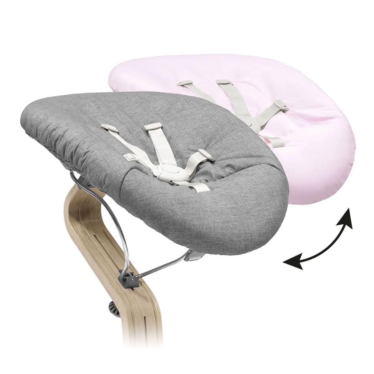 Крісло-шезлонг Stokke Nomi Newborn 625903 Grey Pink Крісло-шезлонг Stokke Nomi Newborn 625903 Grey Pink