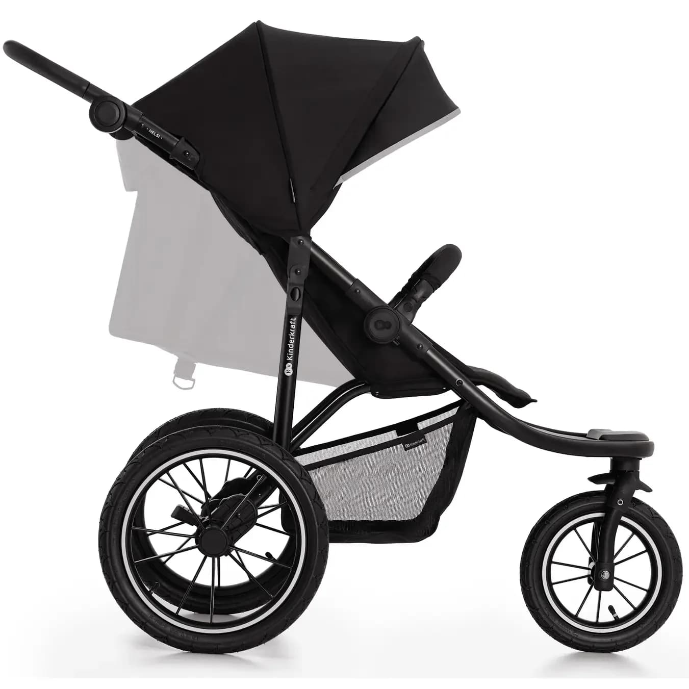 Коляска прогулочная Kinderkraft Helsi KSHELS00BLK0000 Deep Black фото 4 Коляска прогулочная Kinderkraft Helsi KSHELS00BLK0000 Deep Black фото 4