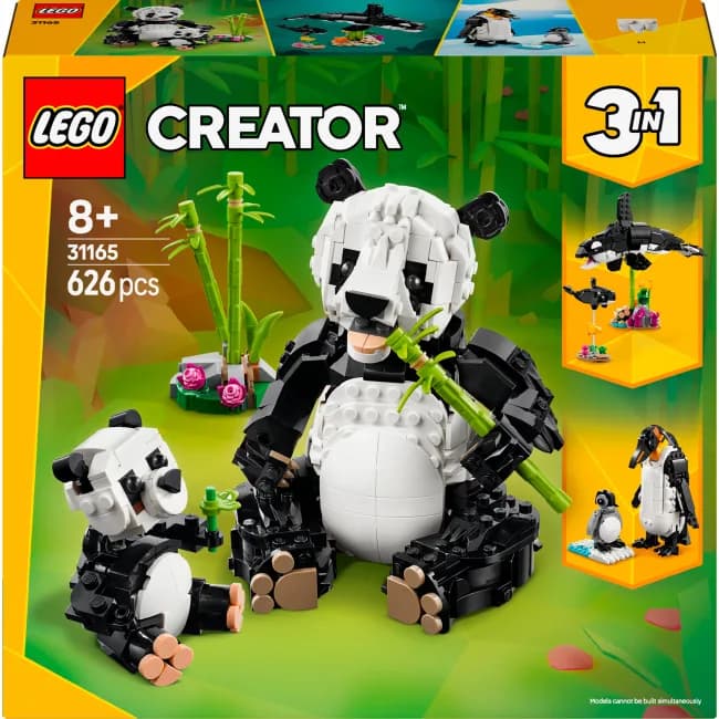 Конструктор Lego Creator Дикі тварини: панда 626дет 31165 фото 2 Конструктор Lego Creator Дикі тварини: панда 626дет 31165 фото 2