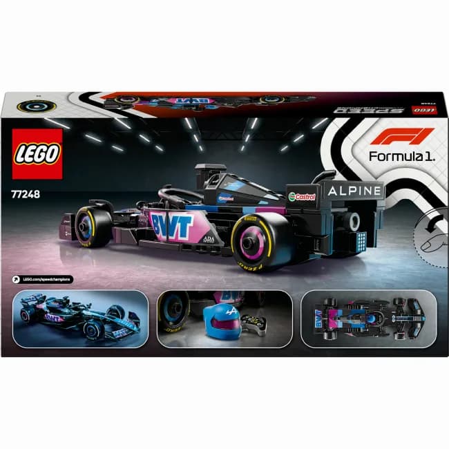 Конструктор Legol Speed Champions F1® BWT Alpine Team A524 258дет 77248 фото 3 Конструктор Legol Speed Champions F1® BWT Alpine Team A524 258дет 77248 фото 3