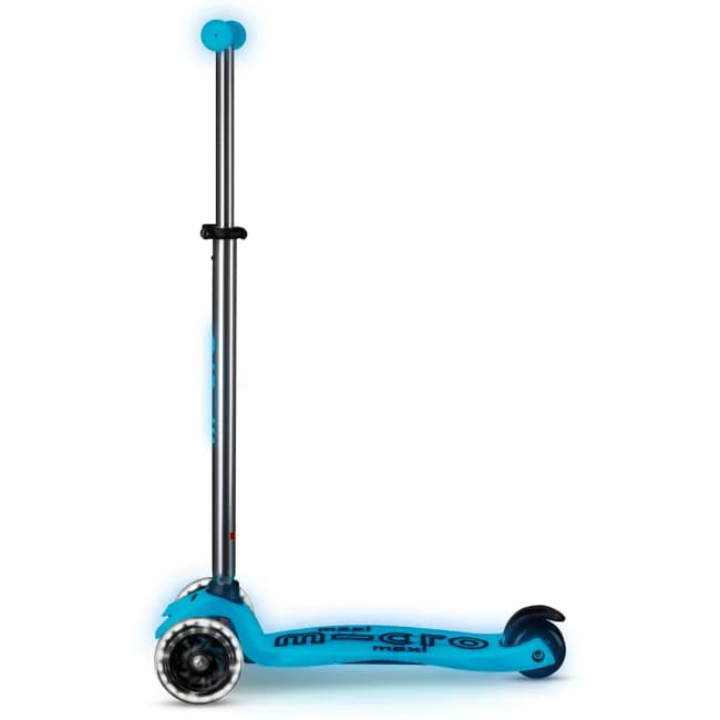Самокат 3-х колісний Micro Maxi Deluxe Glow LED Blue crystal MMD366 фото 2 Самокат 3-х колісний Micro Maxi Deluxe Glow LED Blue crystal MMD366 фото 2