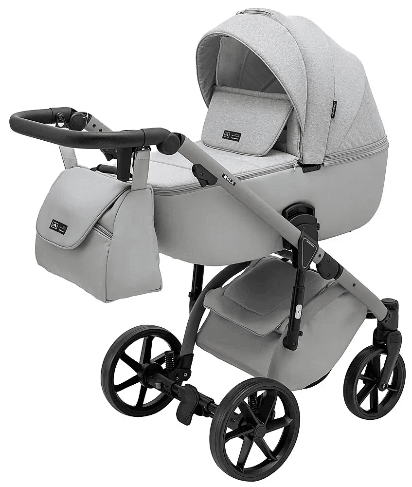 Коляска універсальна 2в1 Adamex Nola Natura Moon 681683