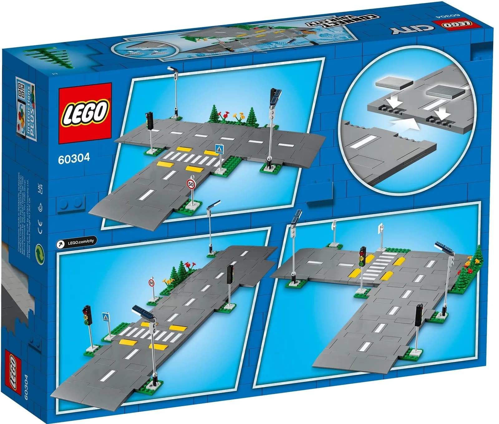 Конструктор LEGO City Town Дорожні плити 112дет 60304 фото 2
