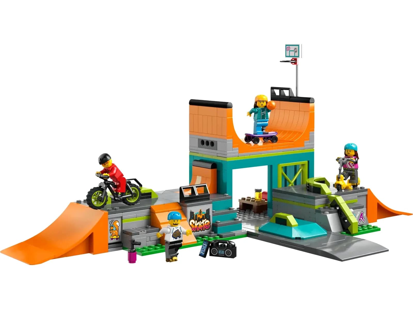 Конструктор LEGO Friends Уличный скейтпарк 454дет 60364 фото 5 Конструктор LEGO Friends Уличный скейтпарк 454дет 60364 фото 5