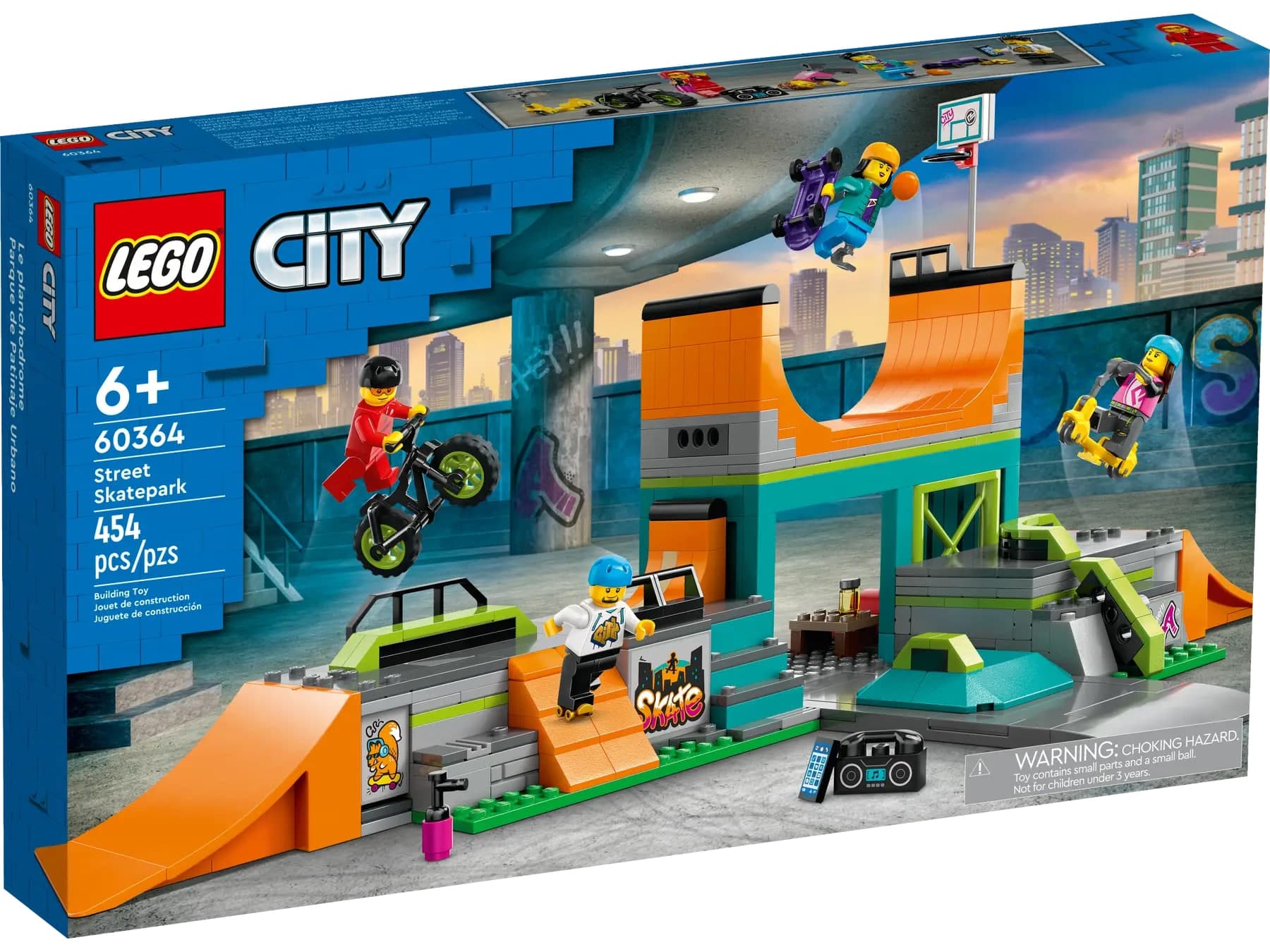 Конструктор LEGO Friends Уличный скейтпарк 454дет 60364 Конструктор LEGO Friends Уличный скейтпарк 454дет 60364