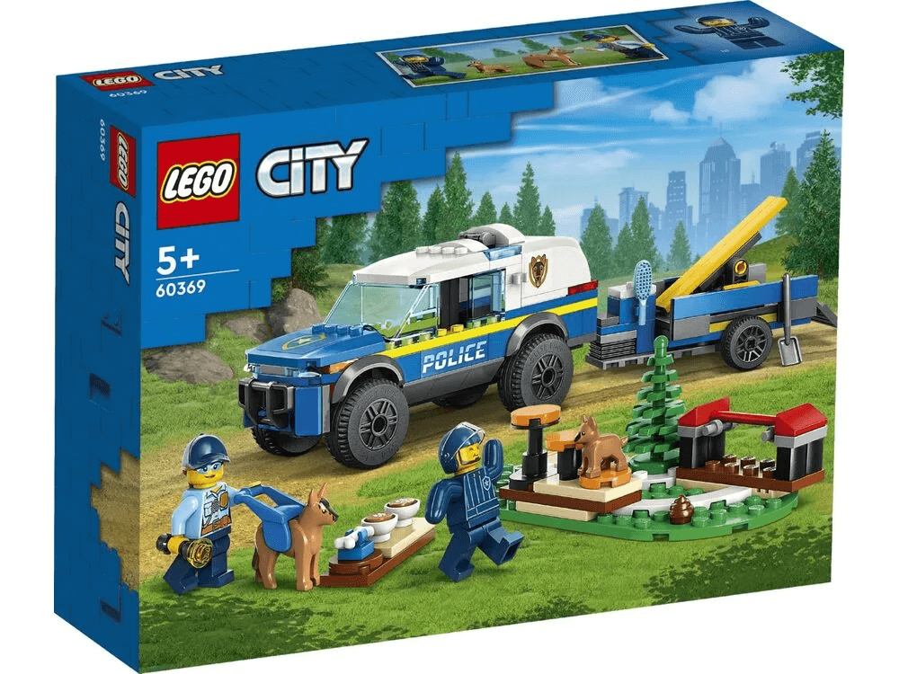 Конструктор LEGO City Мобильная площадка для дрессировки полицейских собак 197дет 60369 Конструктор LEGO City Мобильная площадка для дрессировки полицейских собак 197дет 60369