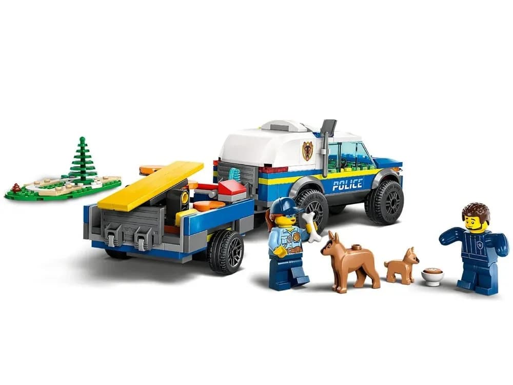 Конструктор LEGO City Мобильная площадка для дрессировки полицейских собак 197дет 60369 фото 2 Конструктор LEGO City Мобильная площадка для дрессировки полицейских собак 197дет 60369 фото 2