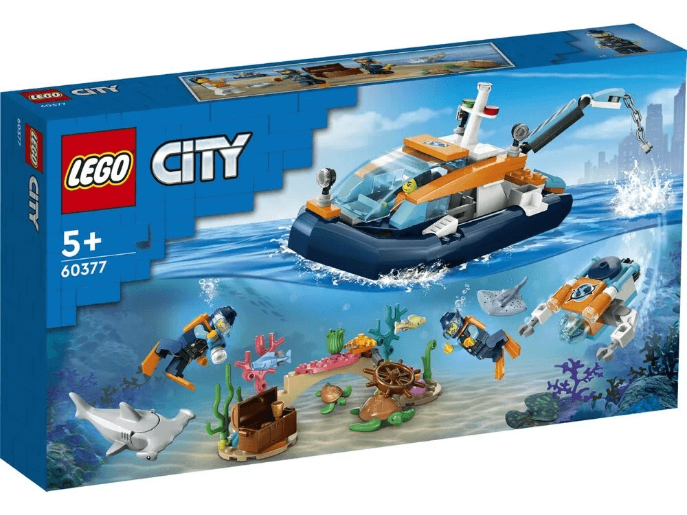 Конструктор LEGO City Дослідницький підводний човен 182дет 60377 Конструктор LEGO City Дослідницький підводний човен 182дет 60377