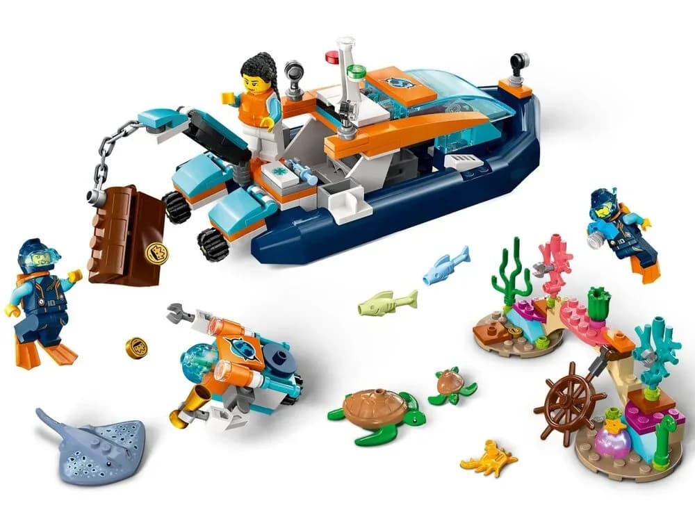 Конструктор LEGO City Дослідницький підводний човен 182дет 60377 фото 5 Конструктор LEGO City Дослідницький підводний човен 182дет 60377 фото 5