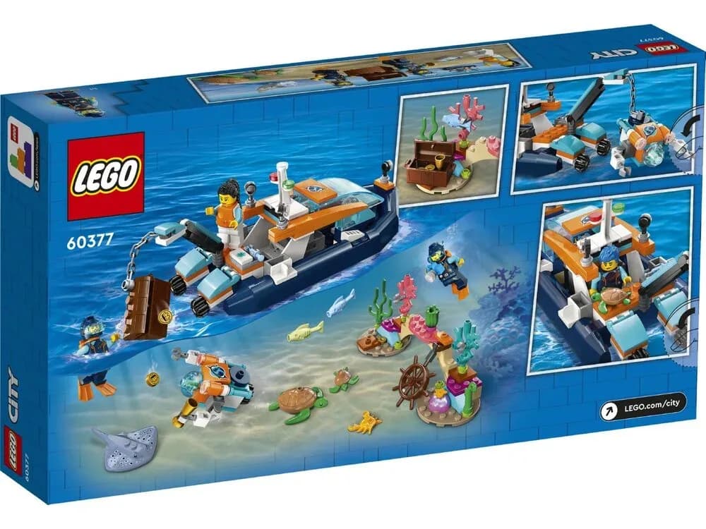 Конструктор LEGO City Дослідницький підводний човен 182дет 60377 фото 10 Конструктор LEGO City Дослідницький підводний човен 182дет 60377 фото 10