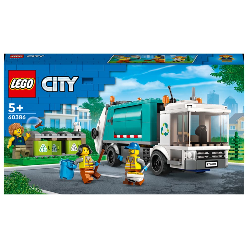 Конструктор LEGO City Сміттєпереробна вантажівка 261дет 60386 Конструктор LEGO City Сміттєпереробна вантажівка 261дет 60386