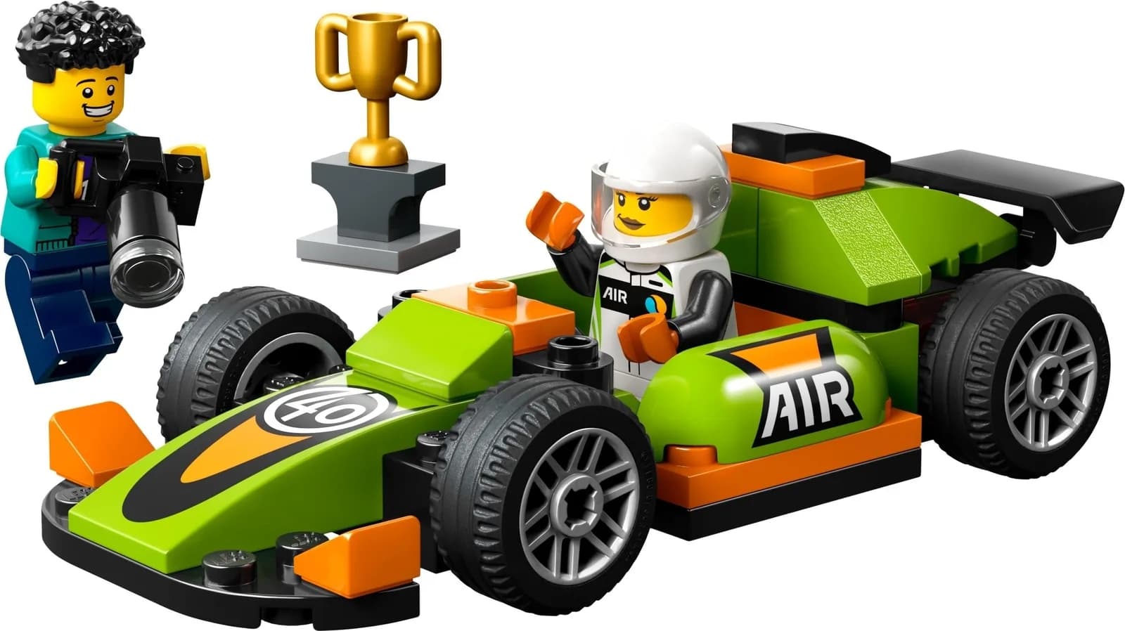 Конструктор Lego City Зеленый автомобиль для гонок 56дет 60399 фото 3 Конструктор Lego City Зеленый автомобиль для гонок 56дет 60399 фото 3