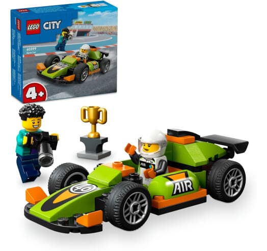 Конструктор Lego City Зеленый автомобиль для гонок 56дет 60399 Конструктор Lego City Зеленый автомобиль для гонок 56дет 60399
