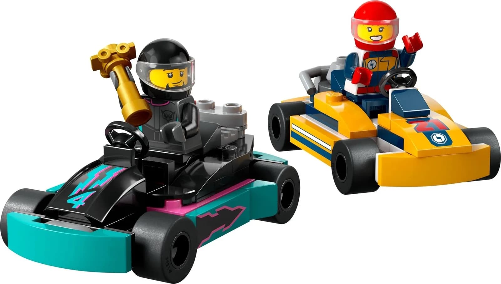 Конструктор Lego City Картинг і гонщики 99дет 60400 фото 2 Конструктор Lego City Картинг і гонщики 99дет 60400 фото 2