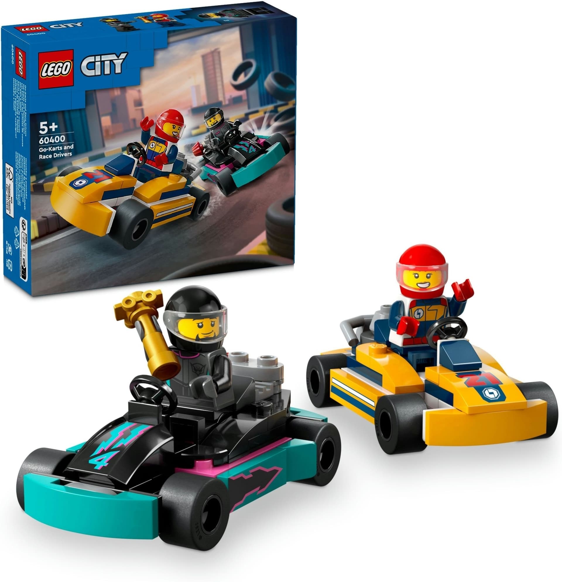 Конструктор Lego City Картинг і гонщики 99дет 60400