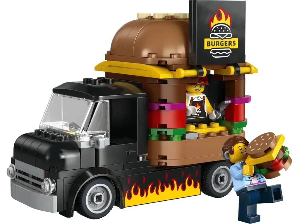 Конструктор Lego City Вантажівка з гамбургерами 194дет 60404 фото 3 Конструктор Lego City Вантажівка з гамбургерами 194дет 60404 фото 3