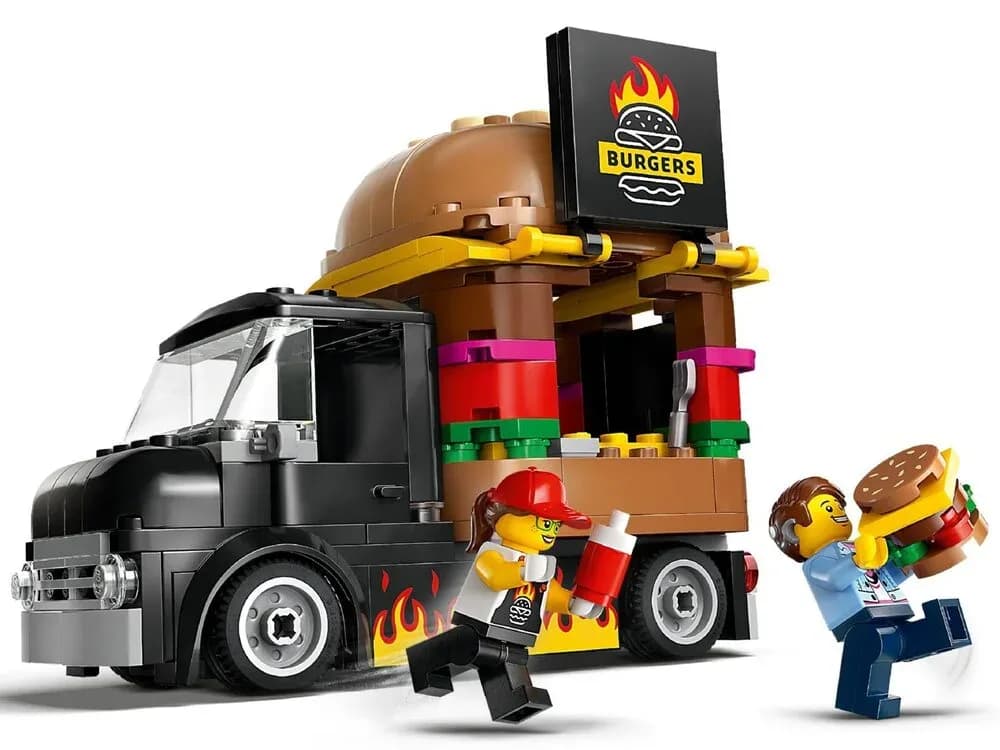 Конструктор Lego City Вантажівка з гамбургерами 194дет 60404 фото 2 Конструктор Lego City Вантажівка з гамбургерами 194дет 60404 фото 2