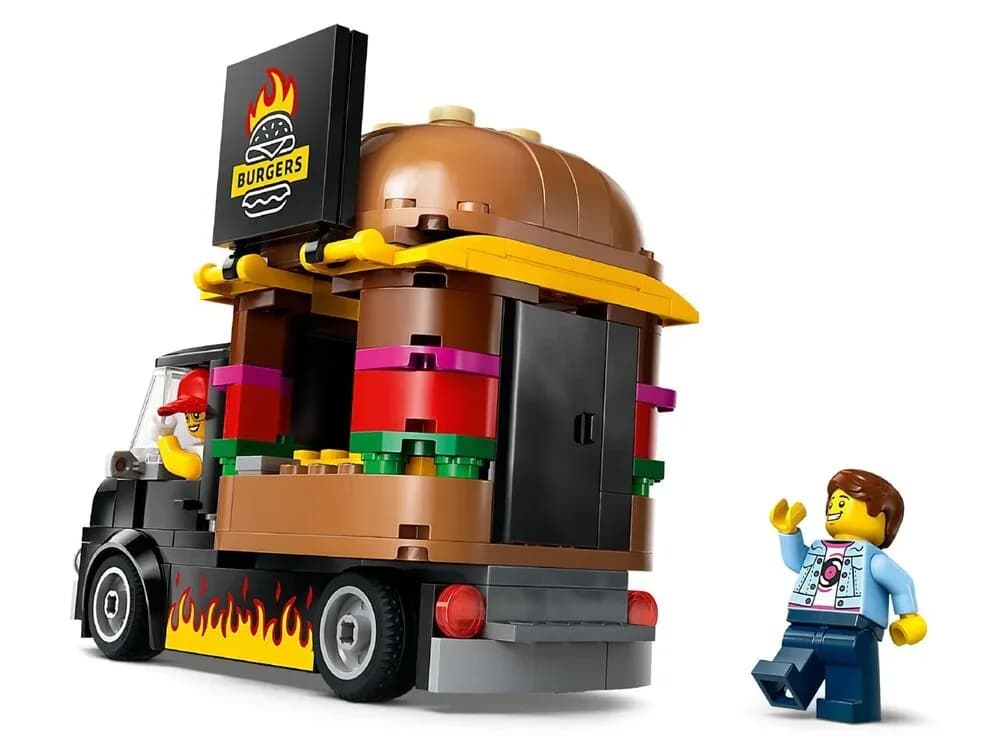 Конструктор Lego City Вантажівка з гамбургерами 194дет 60404 фото 4 Конструктор Lego City Вантажівка з гамбургерами 194дет 60404 фото 4