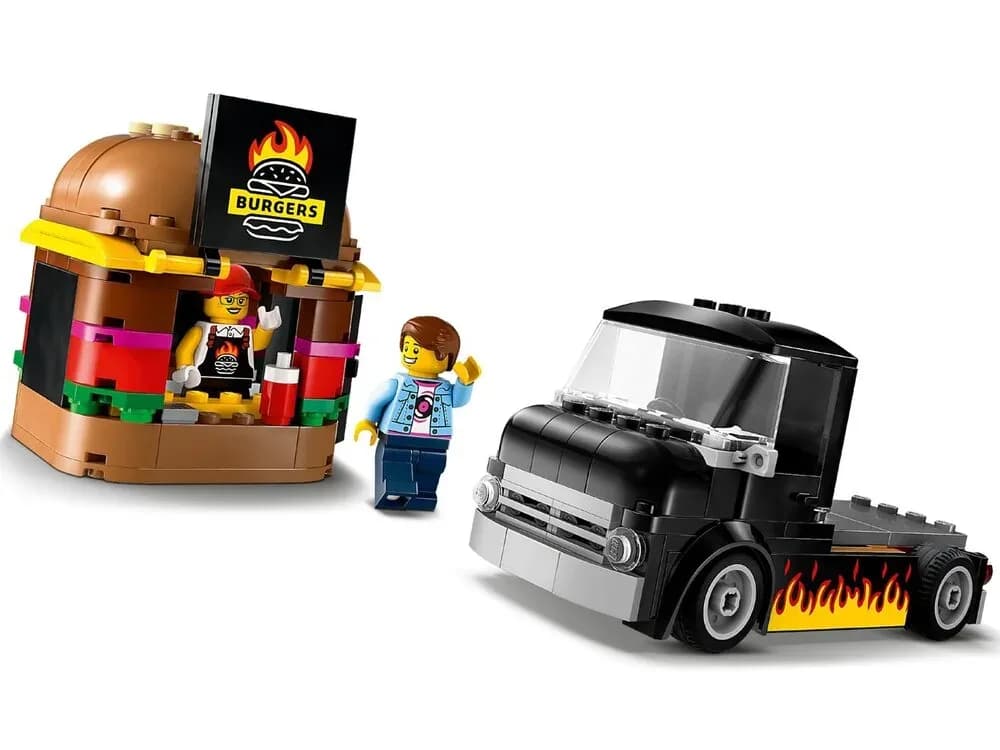 Конструктор Lego City Вантажівка з гамбургерами 194дет 60404 фото 6 Конструктор Lego City Вантажівка з гамбургерами 194дет 60404 фото 6