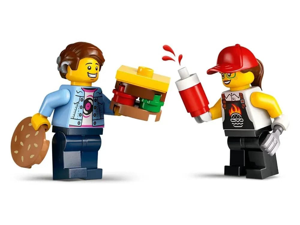 Конструктор Lego City Вантажівка з гамбургерами 194дет 60404 фото 5 Конструктор Lego City Вантажівка з гамбургерами 194дет 60404 фото 5