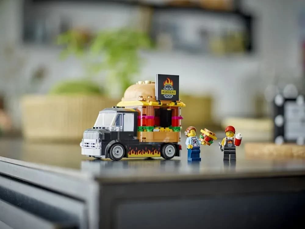 Конструктор Lego City Вантажівка з гамбургерами 194дет 60404 фото 8 Конструктор Lego City Вантажівка з гамбургерами 194дет 60404 фото 8