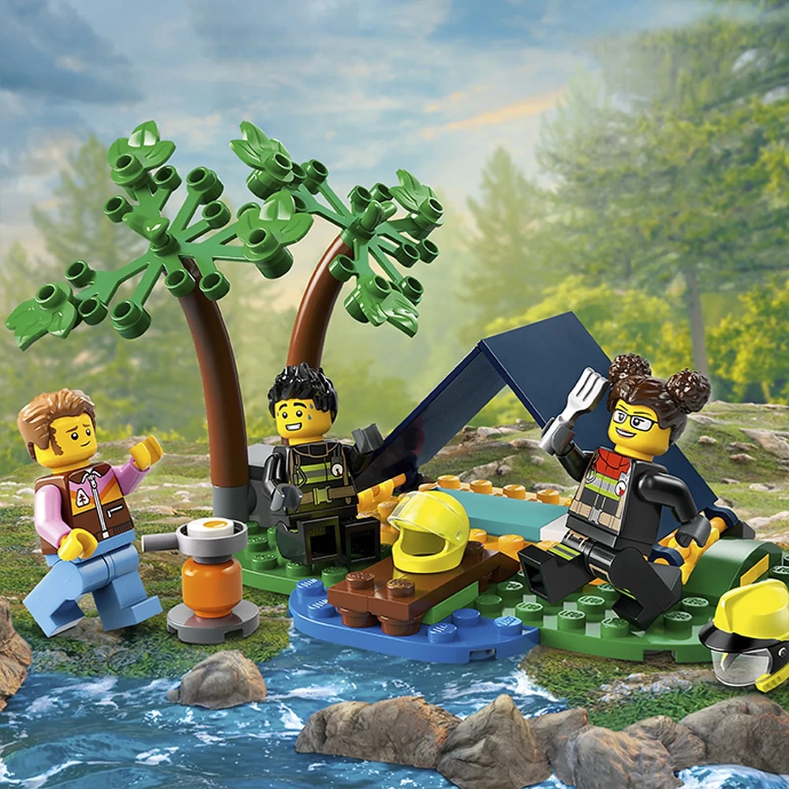 Конструктор Lego City Пожарный внедорожник со спасательной лодкой 301дет 60412 фото 3 Конструктор Lego City Пожарный внедорожник со спасательной лодкой 301дет 60412 фото 3